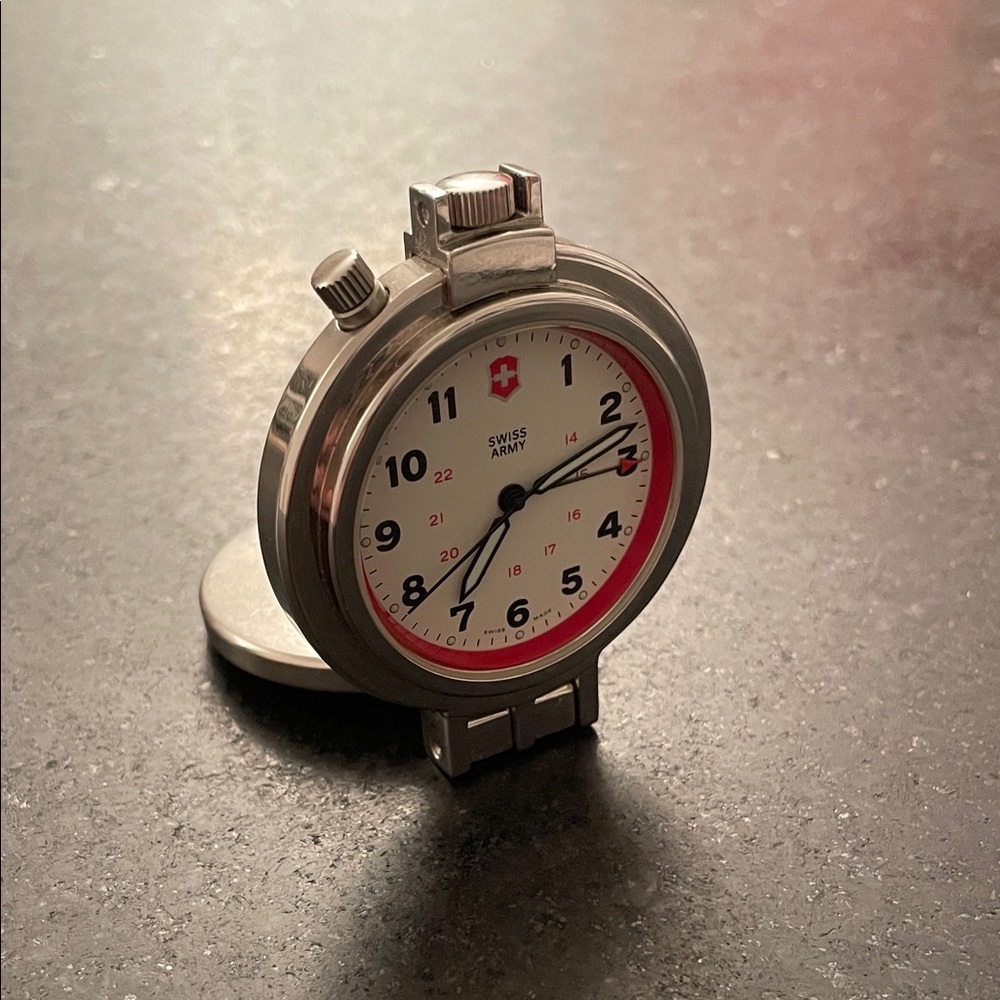 Victorinox Silver Pocket Watch - Picture 2 of 4